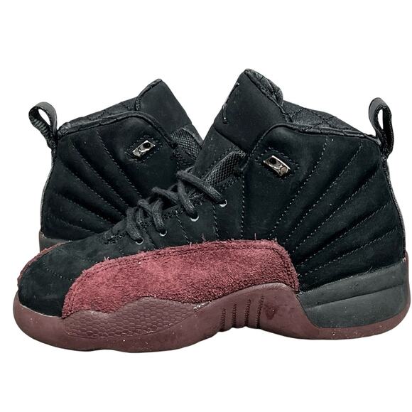 A Ma Maniére x Air Jordan 12 Retro SP PreSchool 'Black' FB2686-001 SIZE 12C - Picture 6 of 11